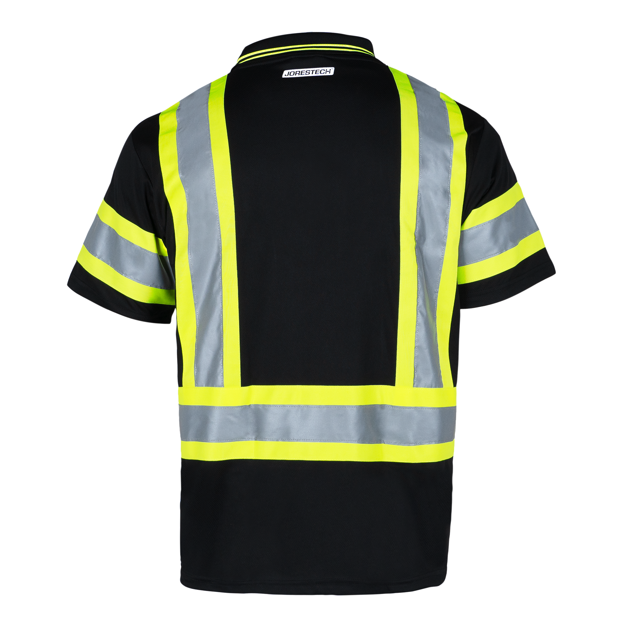 Hi-Vis Reflective Two-Tone Safety Polo Shirt